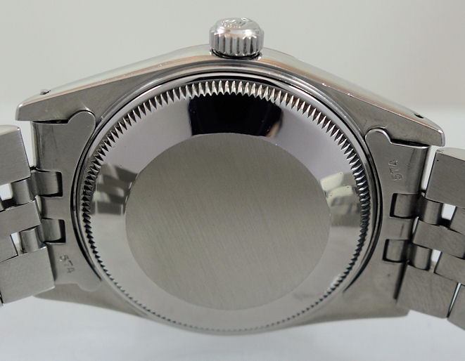 DSC09377 Rolex OysterDate, RARE Purple-dial ref 15000 c 1982