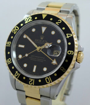 Rolex GMT Master II  16713  18k & Steel Box & Papers 1997