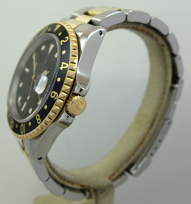 DSC09571 Rolex GMT Master II 16713 18k & Steel Box & Papers 1997