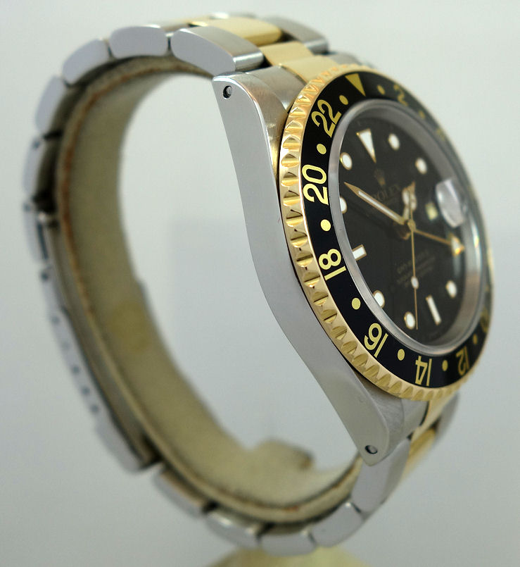 DSC09573 Rolex GMT Master II 16713 18k & Steel Box & Papers 1997