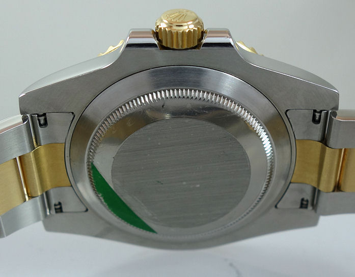 DSC09630 Rolex Submariner Date 116613LB, 18ct & Steel Rare!!! Flat Blue-Dial