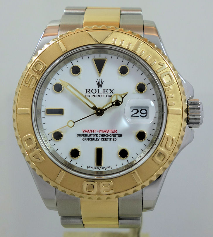 DSC09634 Rolex Yacht-Master 18k Gold & Steel 16623 40mm