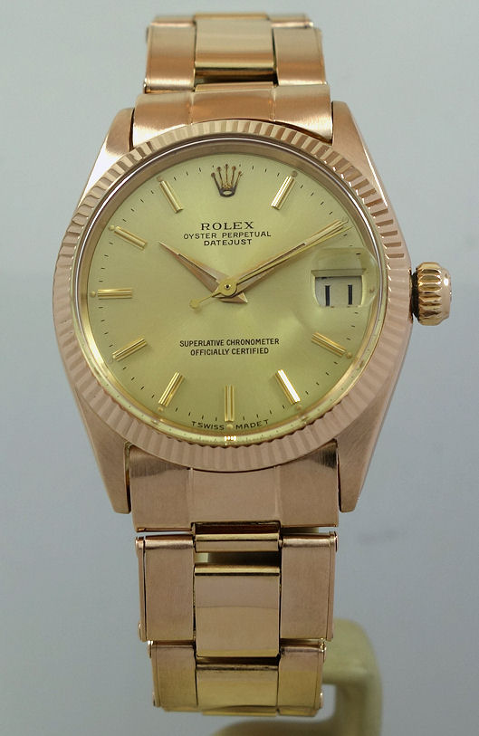 DSC00005 18ct Rose-Gold ROLEX OysterDate Midsize ref 6627 c 1952