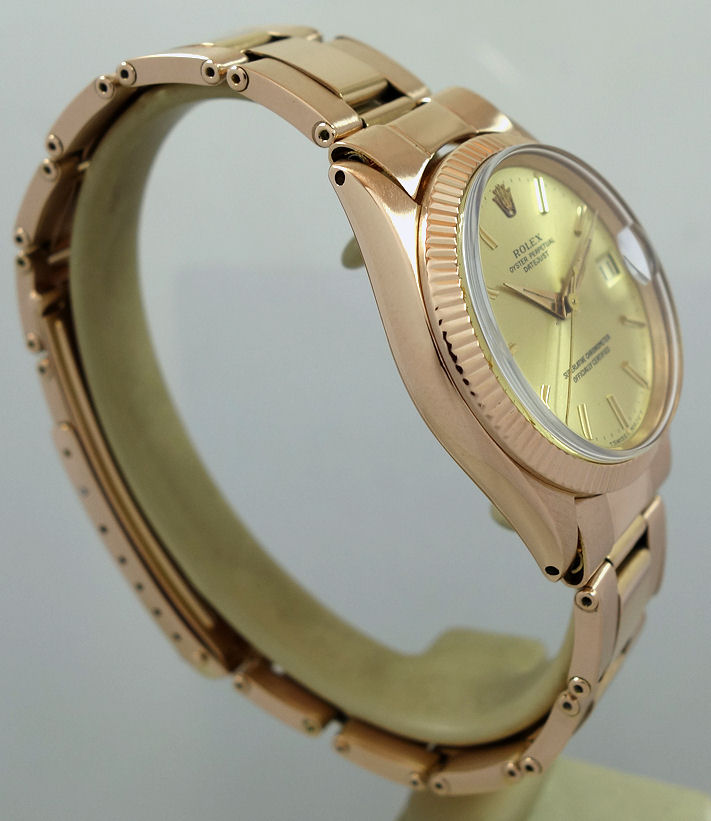 DSC00009 18ct Rose-Gold ROLEX OysterDate Midsize ref 6627 c 1952