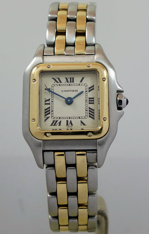 DSC00092 Cartier Panthère 18k Gold & Steel Small-size 112-000R