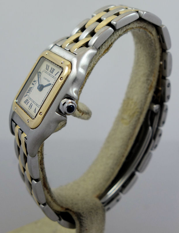 DSC00095 Cartier Panthère 18k Gold & Steel Small-size 112-000R