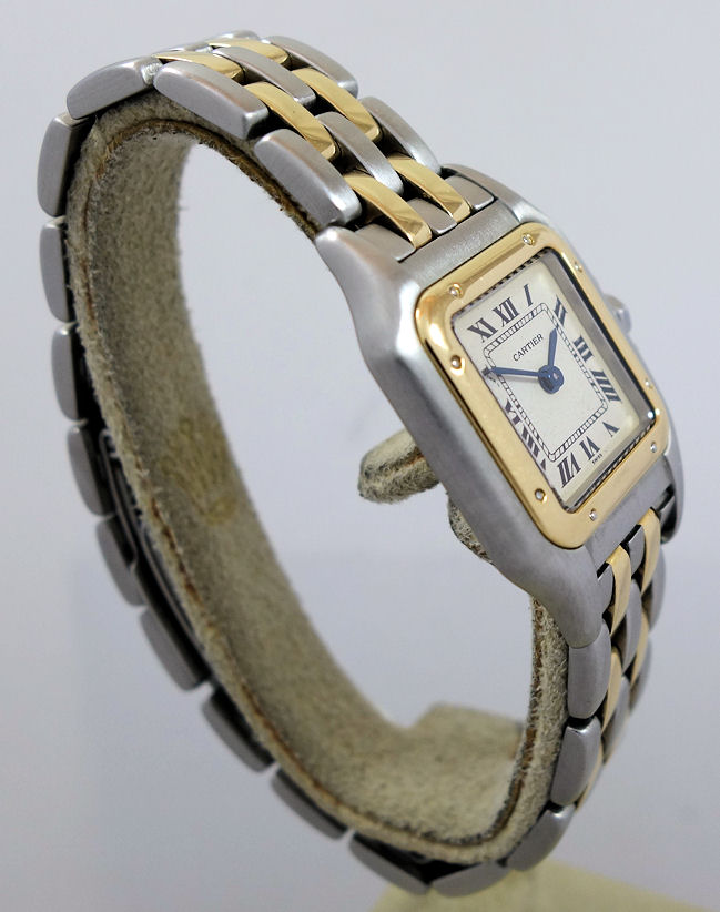 DSC00097 Cartier Panthère 18k Gold & Steel Small-size 112-000R