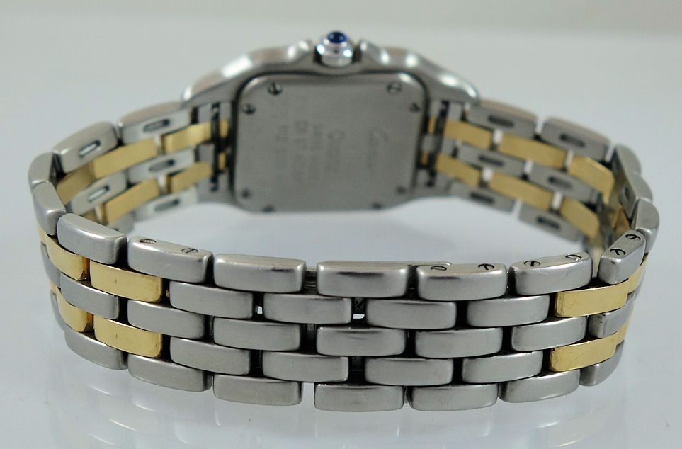 DSC00100 Cartier Panthère 18k Gold & Steel Small-size 112-000R