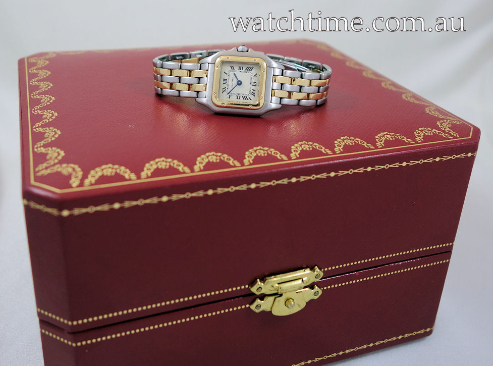 DSC00103 Cartier Panthère 18k Gold & Steel Small-size 112-000R