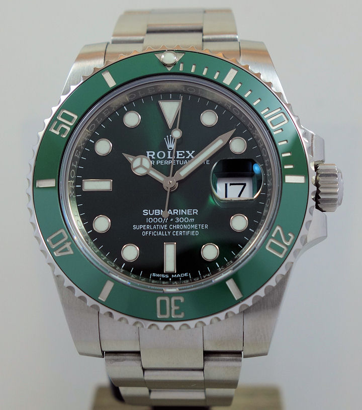 DSC00114 Rolex Submariner HULK 116610LV Box & Rolex Service Card dated Nov 2025