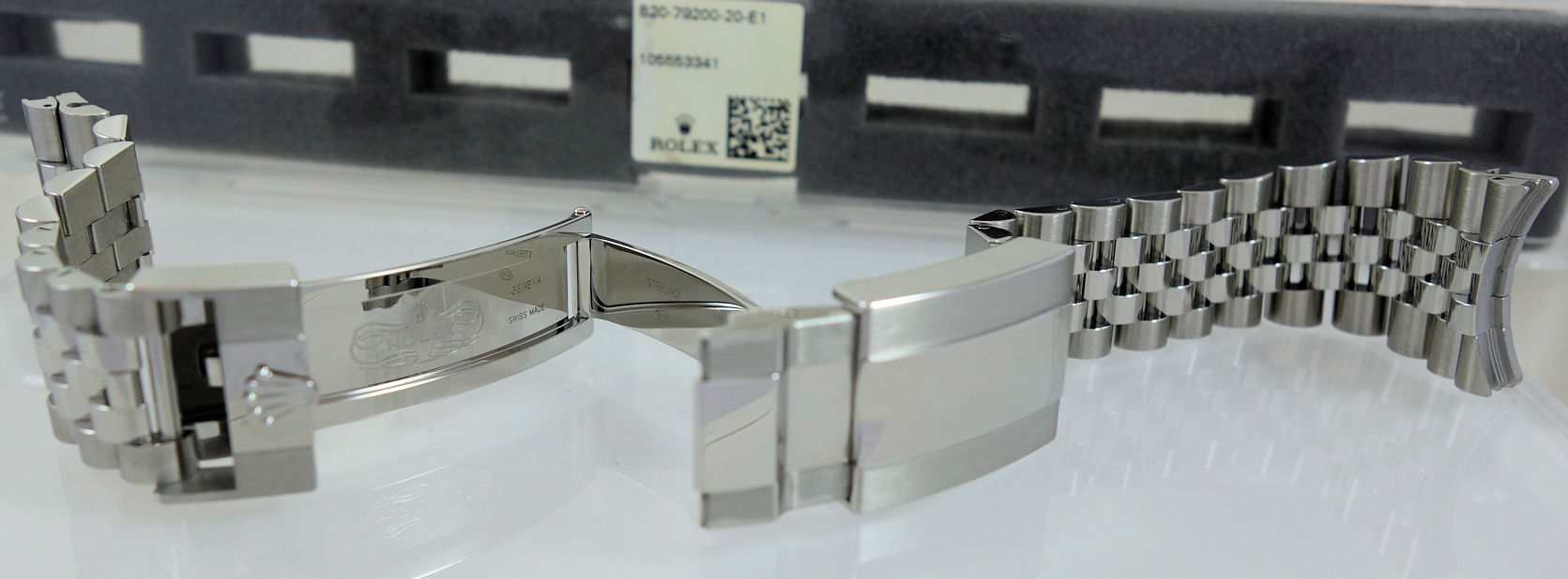 DSC00204 ROLEX Stainless-steel Jubilee Bracelet 20mm ref 126710 "AS NEW" "UNUSED"