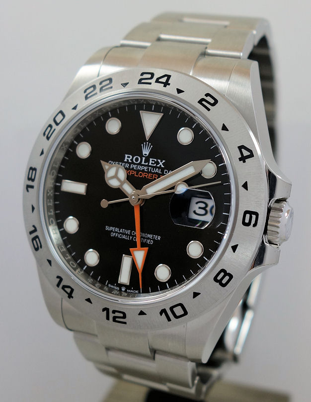 DSC00284 Rolex Explorer II Black dial 226570 MARCH 2025 Box & Card *LIKE NEW*