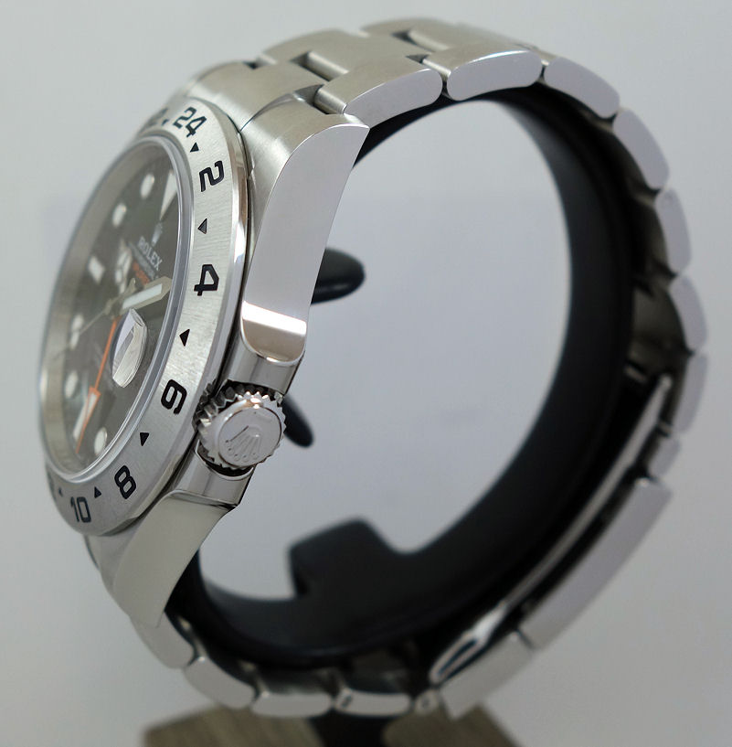 DSC00289 Rolex Explorer II Black dial 226570 MARCH 2025 Box & Card *LIKE NEW*