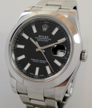 Rolex Datejust II  41mm Steel with Black dial 116300