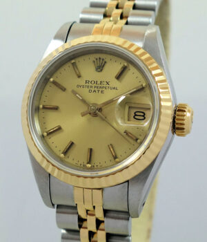 Rolex Lady OysterDate 18k & Steel 69173