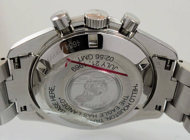 DSC09777 Omega APOLLO 11 Speedmaster 30th Anniversary MOON-Landing Ltd. Edn. 3560.50.00 Box, Papers & Card!