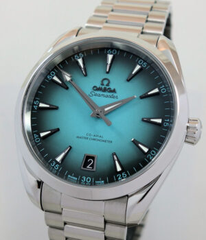 Omega Seamaster Aqua Terra  41mm Grey and Turquoise dial  220.10.41.21.03.006 As New!