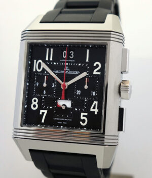 JAEGER LECOULTRE Reverso Squadra World Chronograph XL Titanium & Rubber Q702T670