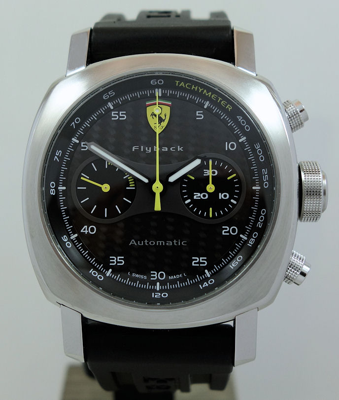 DSC09876 Panerai FERRARI Scuderia Flyback Chronograph FER00014 Box & Papers