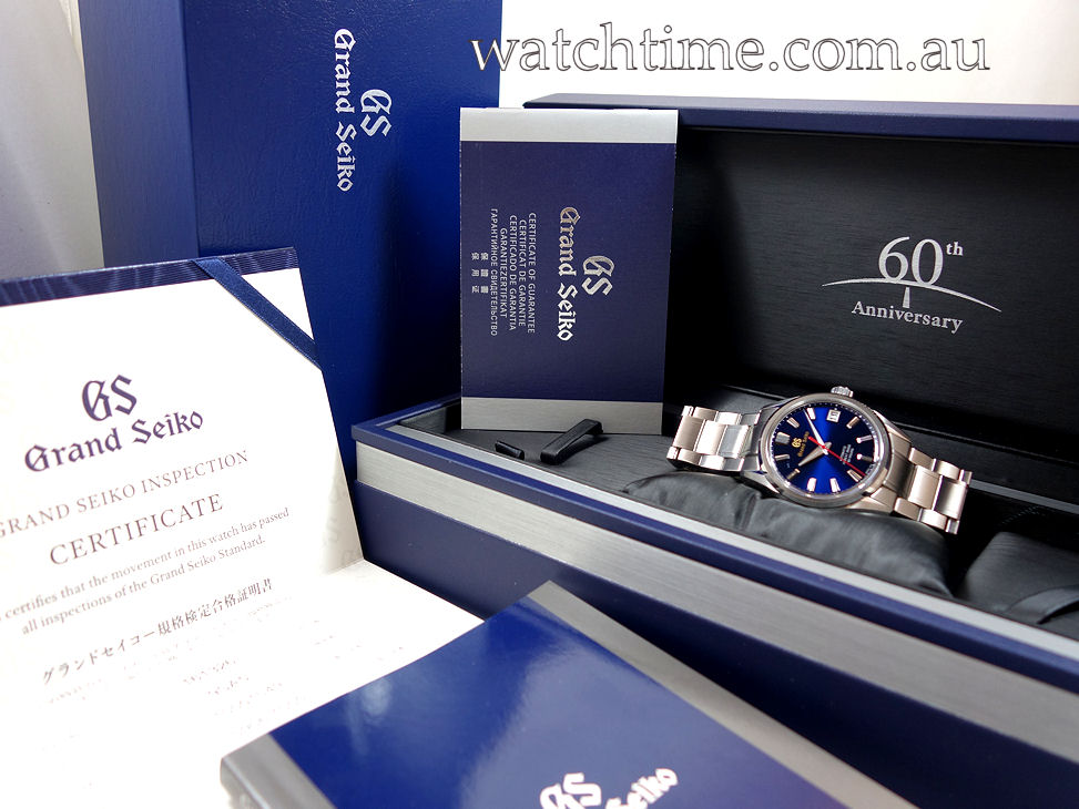 DSC09983 Grand Seiko SLGH003 60th Anniversary Limited Edition, Blue dial 40mm Steel