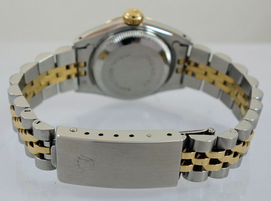 DSC00612 Rolex Lady OysterDate 18k & Steel 69173