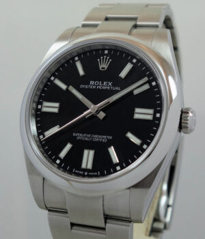Rolex Oyster Perpetual 41mm 124300 Black dial April 2024 Box & Card