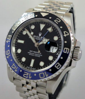 ROLEX GMT II Batgirl JUBILEE 126710BLNR Box & Card  2021