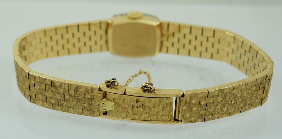 DSC01262 1950s Ladies ROLEX 18k Yellow-Gold & Diamonds