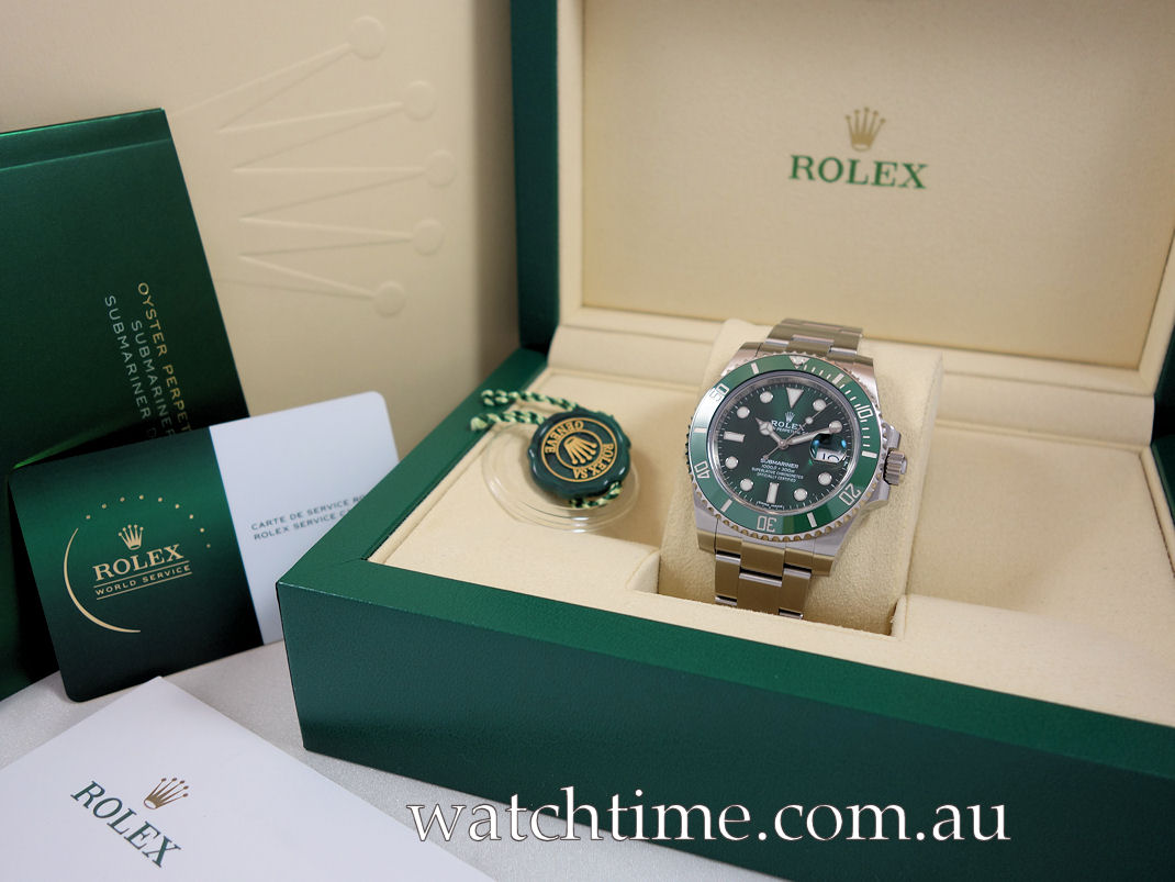 DSC01336 Rolex Submariner HULK 116610LV Box & Rolex Service Card dated Nov 2025