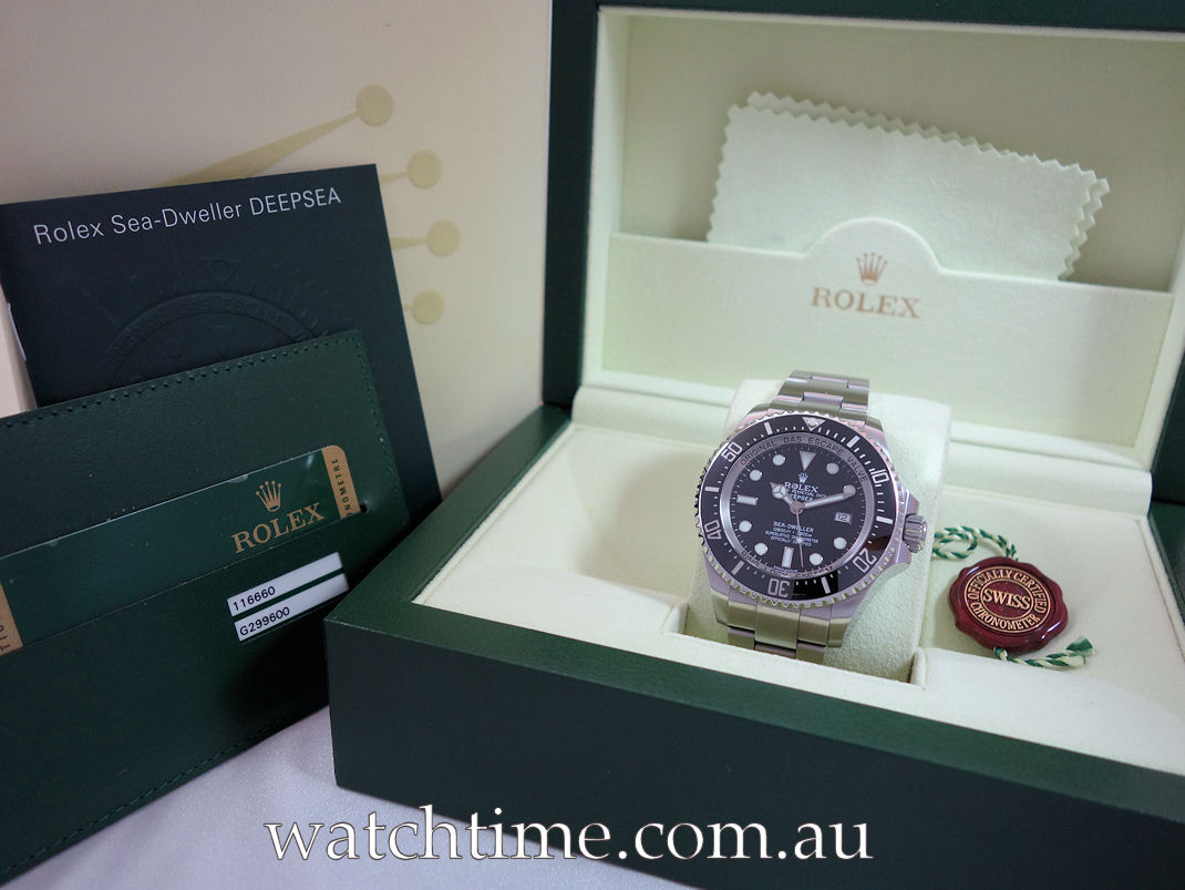 DSC01339 Rolex DEEPSEA Sea Dweller 116660 Box & Card 2011