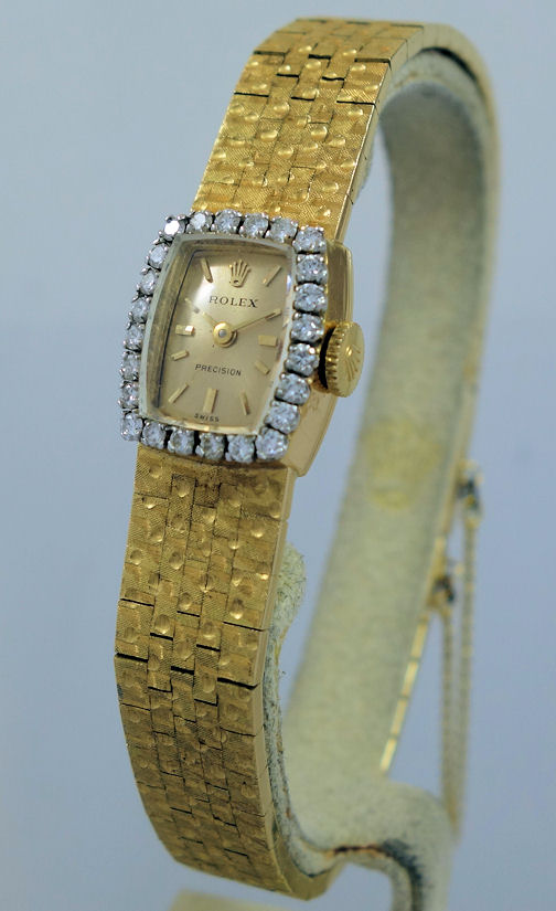 DSC01369 1950s Ladies ROLEX 18k Yellow-Gold & Diamonds