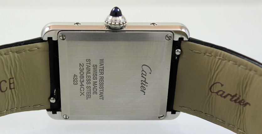 DSC01407 CARTIER Must Tank Steel, Black dial WSTA0072 Card c 2022