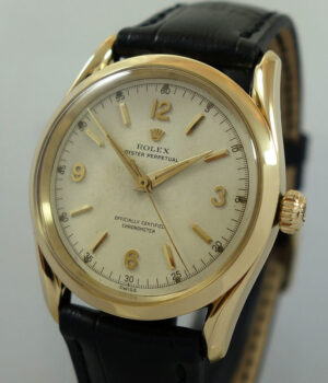 Rolex Oyster Perpetual Bombay 6290  18k Gold c 1963