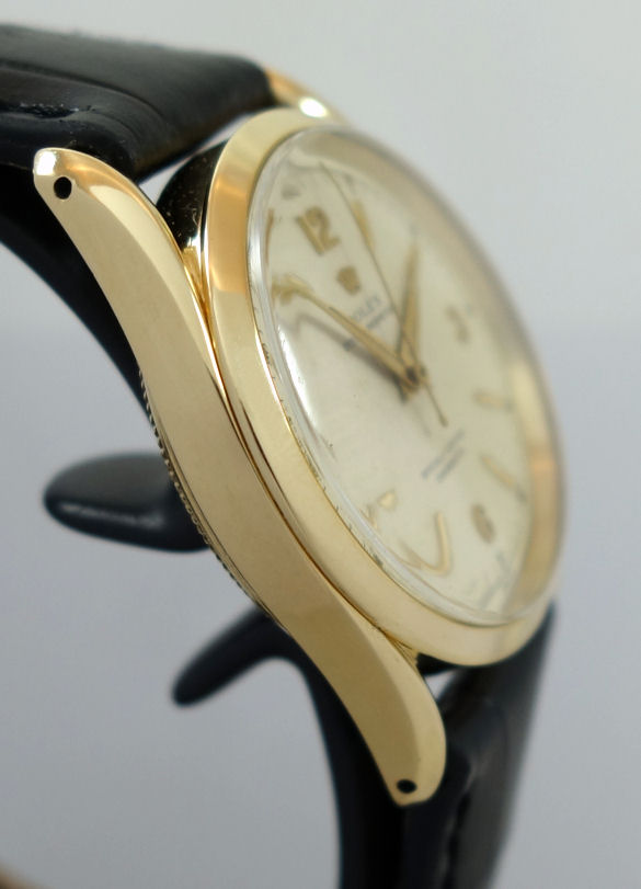 DSC01463 Rolex Oyster Perpetual Bombay 6290 18k Gold c 1963