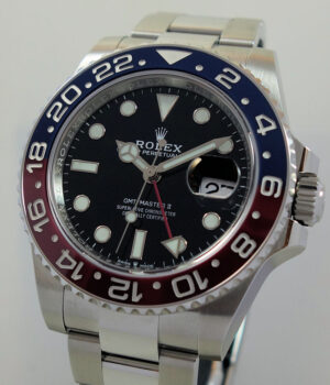 ROLEX GMT PEPSI Steel 126710BLRO Oyster bracelet MAY 2022 Box & Card *MINT*