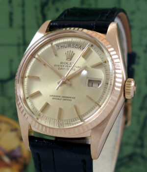 ROLEX 1803 President Day-Date 18k Gold 1975 with Box & Papers!