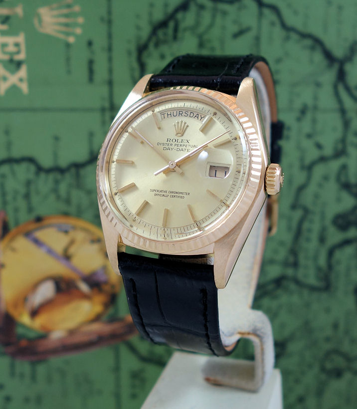 DSC02145 ROLEX 1803 President Day-Date 18k Gold 1975 with Box & Papers!