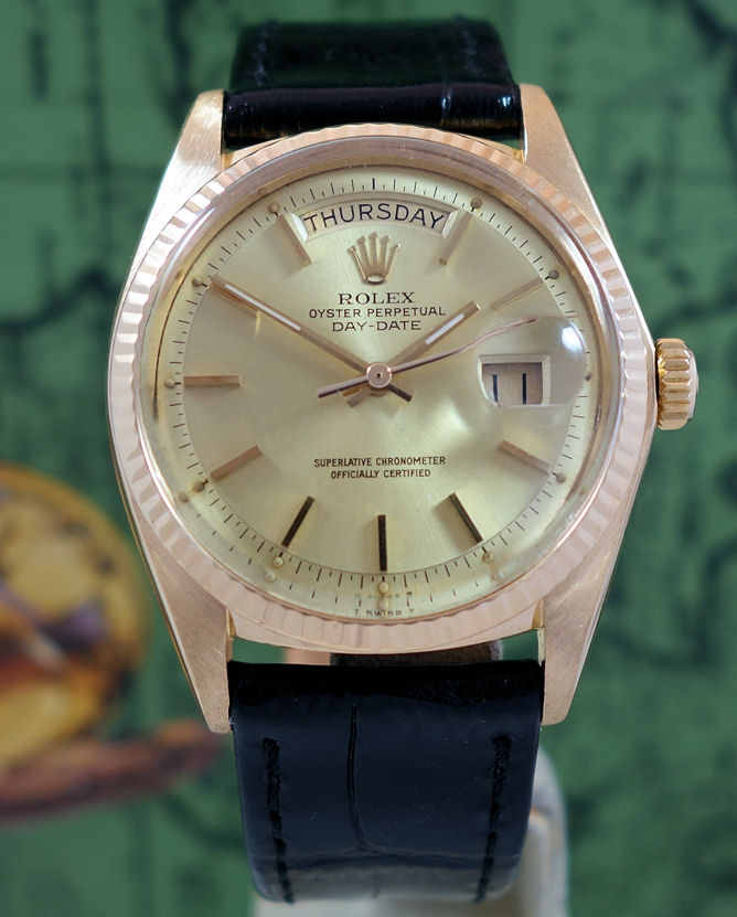 DSC02153 ROLEX 1803 President Day-Date 18k Gold 1975 with Box & Papers!