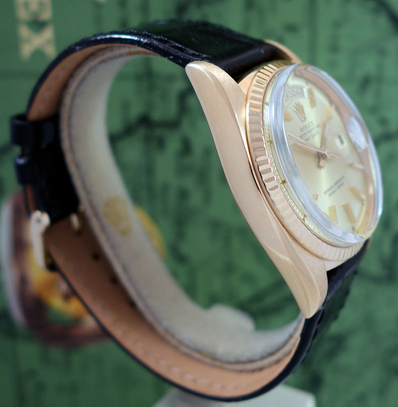 DSC02159 ROLEX 1803 President Day-Date 18k Gold 1975 with Box & Papers!