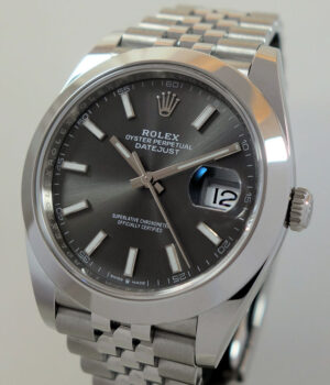 Rolex Datejust 41 Rhodium Dial 126300 Box & Card 2025 Box and Card