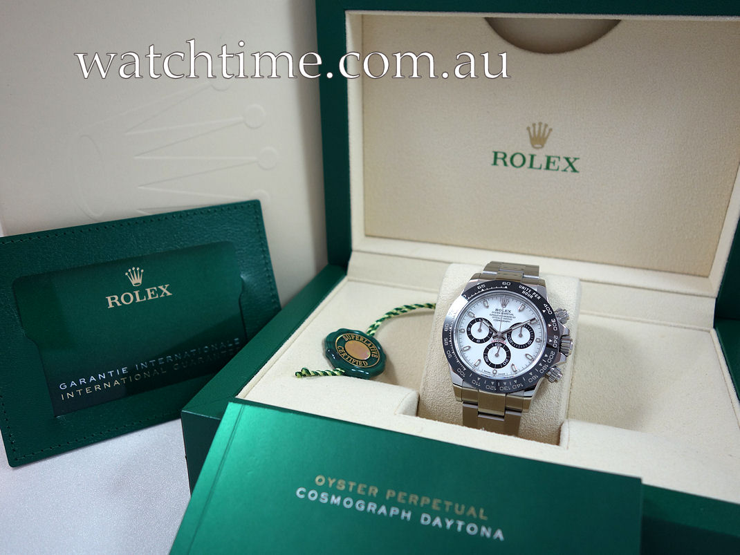DSC02254 ROLEX Steel DAYTONA 116500LN Ceramic bezel, Panda dial Box & Card Nov 2021