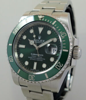 Rolex Submariner 116610LV GREEN HULK Box & Card 2017 *FULL SET*