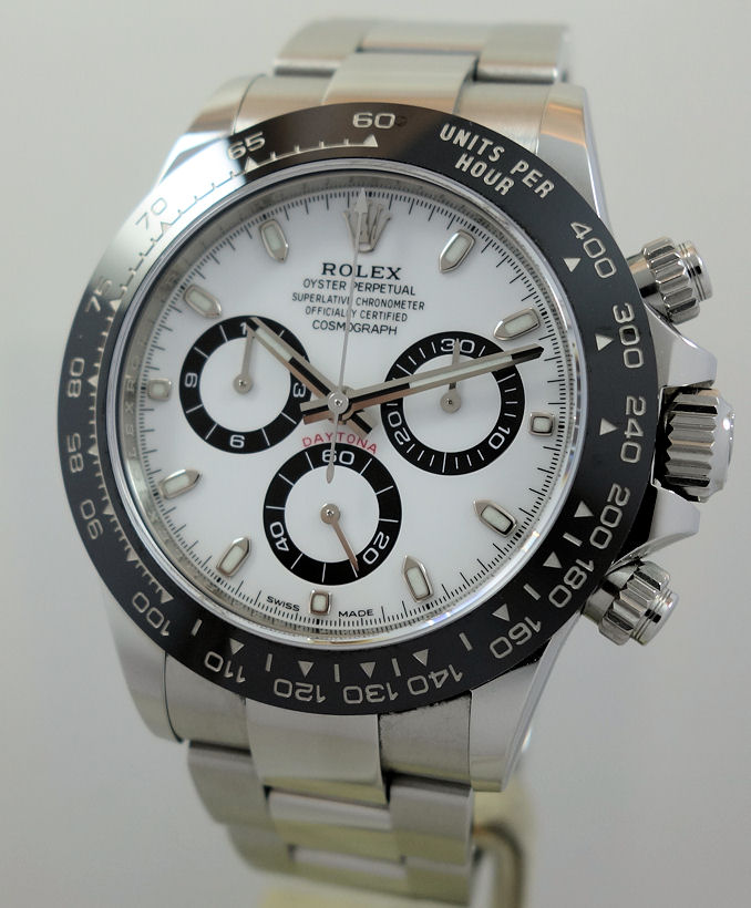 DSC02317 ROLEX Steel DAYTONA 116500LN Ceramic bezel, Panda dial Box & Card Nov 2021