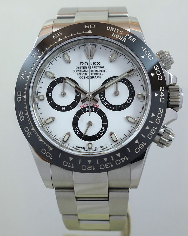 DSC02320 ROLEX Steel DAYTONA 116500LN Ceramic bezel, Panda dial Box & Card Nov 2021