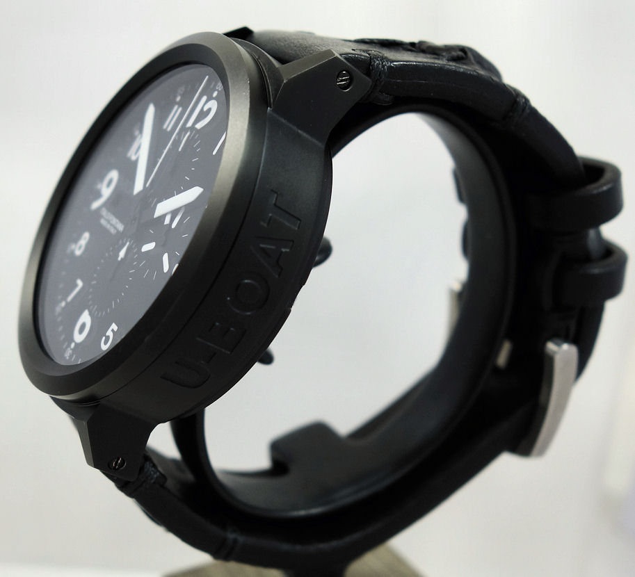 DSC02474 U-Boat Flightdeck Chronograph 50mm Black PVD-Steel 6121