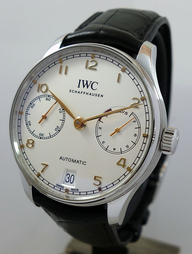 DSC02903 IWC Portuguese Automatic 7-Days IW500704 Steel 42.3mm Box & Card 2018