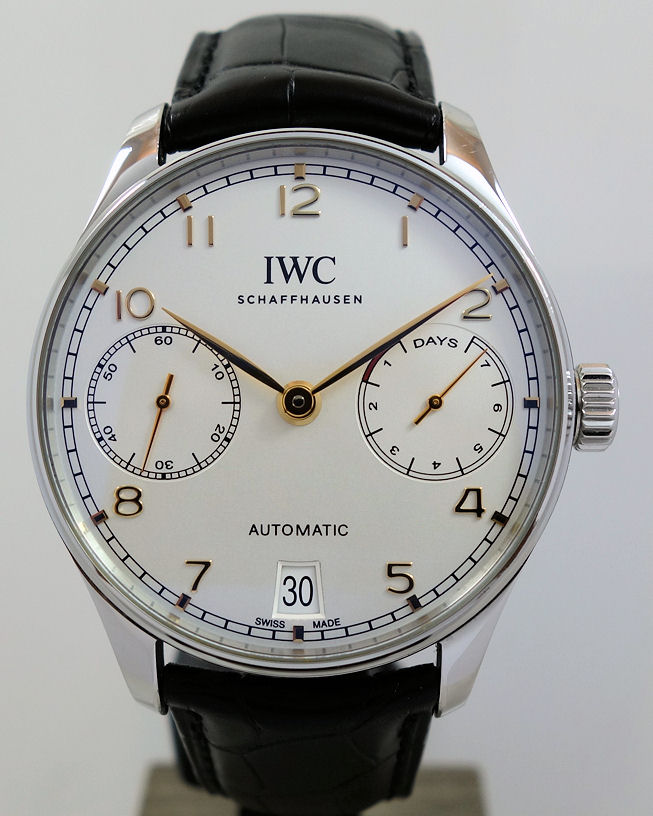DSC02908 IWC Portuguese Automatic 7-Days IW500704 Steel 42.3mm Box & Card 2018