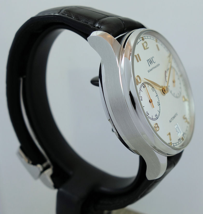 DSC02912 IWC Portuguese Automatic 7-Days IW500704 Steel 42.3mm Box & Card 2018