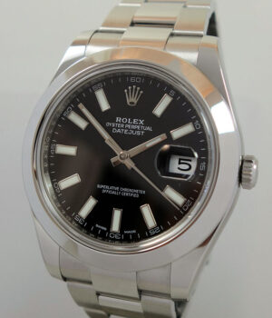 Rolex Datejust II  41mm Steel with Black dial 116300