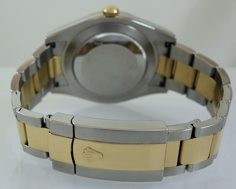 DSC03205 Rolex Datejust II 18k & Steel 41mm, Ivory Diamond-dial 116333 Box & Card